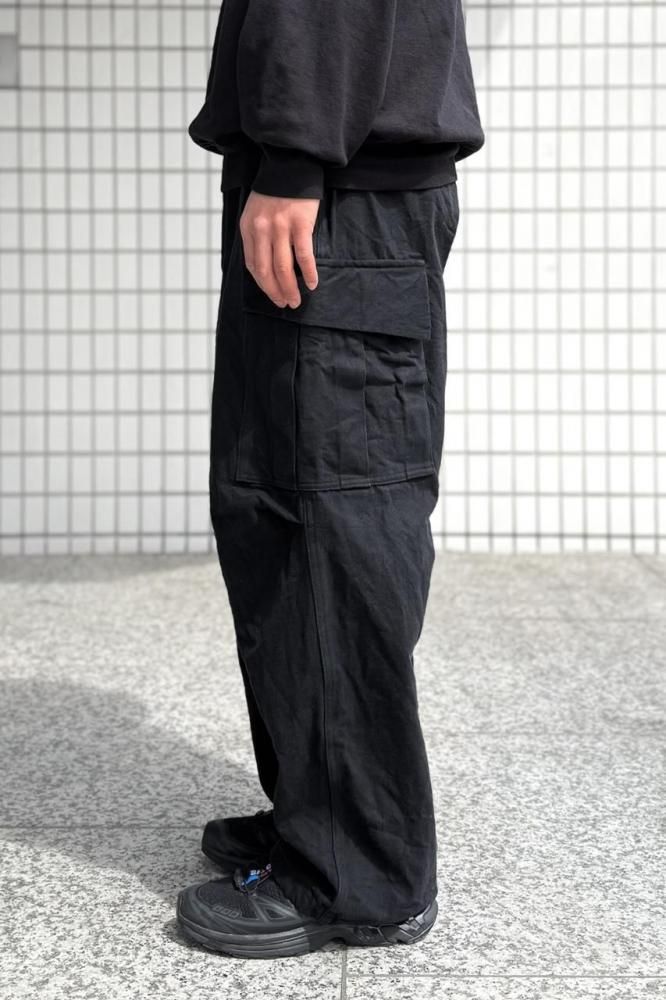 comoli ブラックドリル6Pパンツ-BLACK サイズ2 ブラックドリル6Pパンツ(BLACK) - H-L
