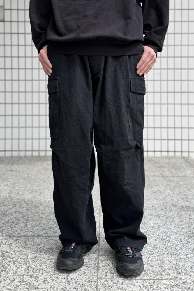 COMOLI コモリ ブラック6Pワークパンツ COMOLI ブラック 6ポケットパンツ | 大阪心斎橋のメンズ洋服の