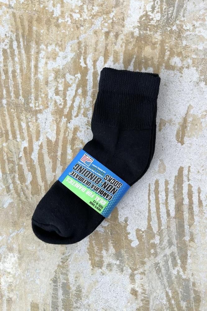 JEFFERIES SOCKS / NON-BINDING 2-PACK SHORT SOCKS(BLACK)