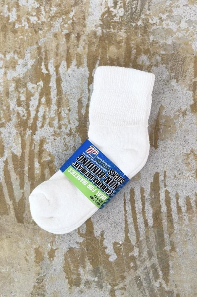 JEFFERIES SOCKS / NON-BINDING 2-PACK SHORT SOCKS(WHITE)