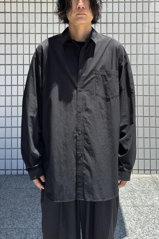 SUVIN BROAD WASHED SHIRT(BLACK)