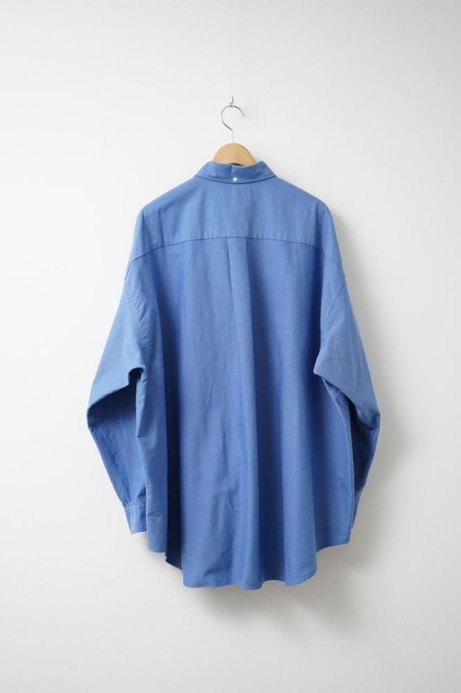 Oxford L/S Oversized B.D Shirt(SAX) - H-L