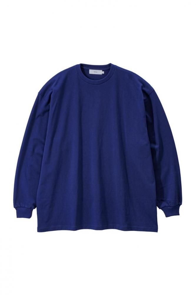 Tri Spun Cotton L/S Oversized Tee(BLUE)