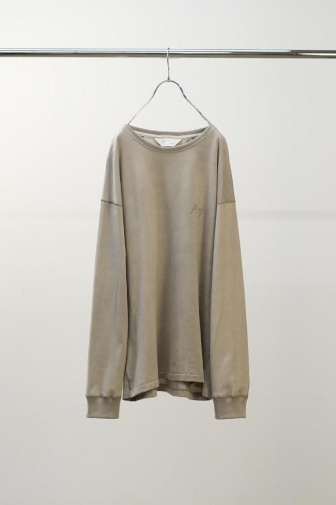 トップス ANCELLM exclusive AGING LSTSHIRT BROWN BINTEHGS Acid Wash Cropped Sweatshirts for Women Vintage