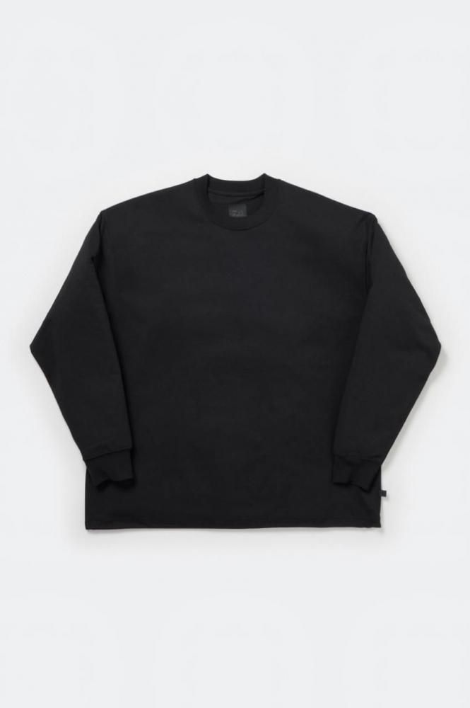 TECH DRAWSTRING L/S TEE *BE-31025W(BLACK)