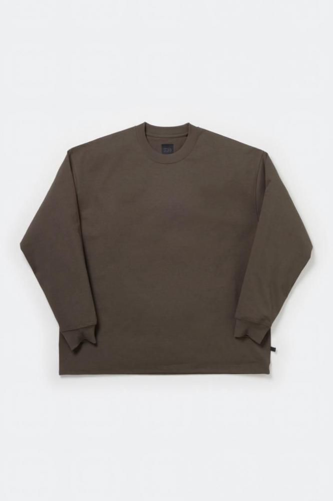 TECH DRAWSTRING L/S TEE *BE-31025W(BROWN KHAKI)