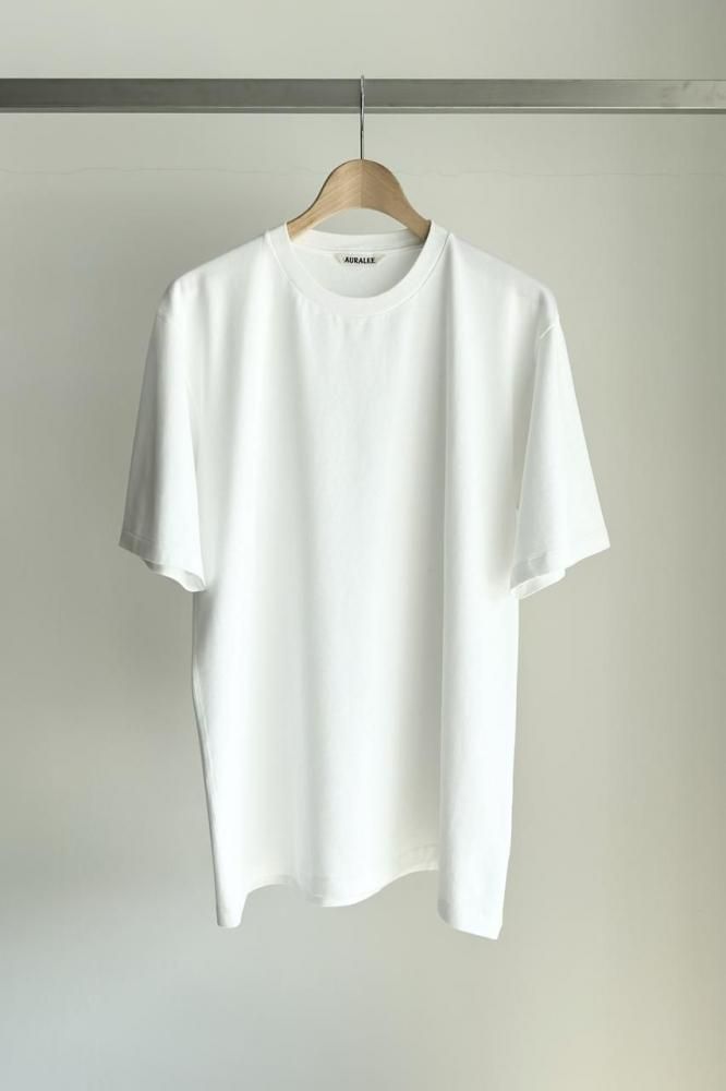 LUSTER PLATING TEE(WHITE)