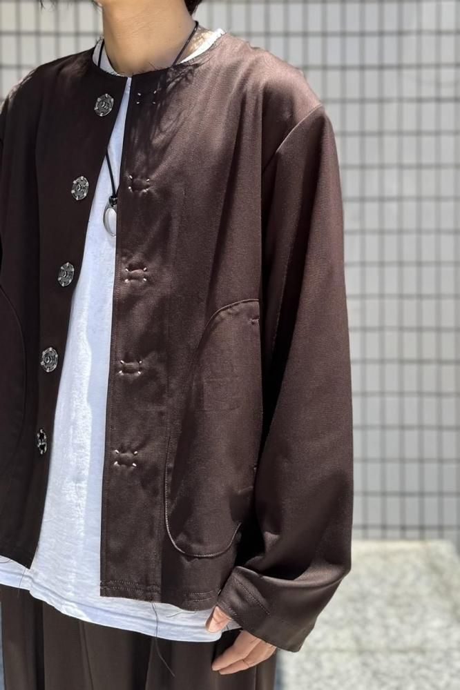 ジャケット・アウター HEAVY WOOL NO COLLAR PRISONER JACKET sublations2024030750268_resize