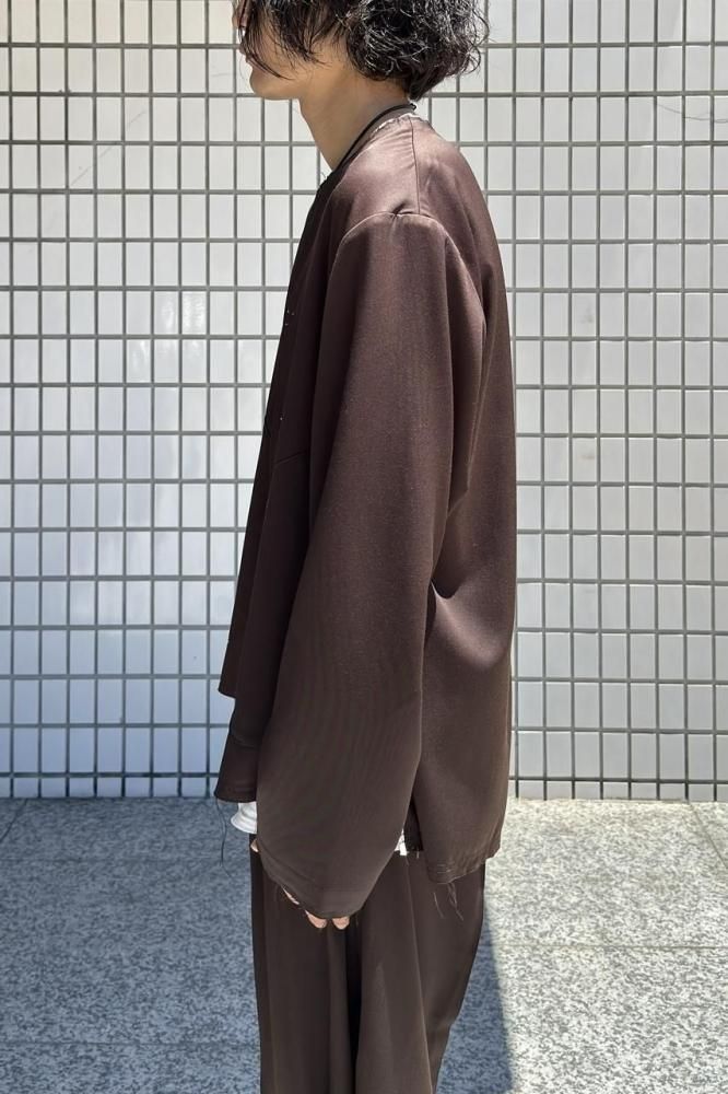 ジャケット・アウター HEAVY WOOL NO COLLAR PRISONER JACKET sublations2024030750268_resize