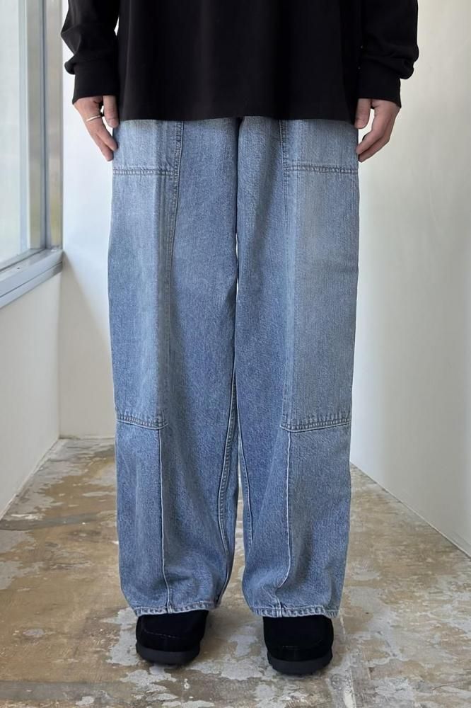 WASHI DENIM WORK PANTS(FADE BLUE)