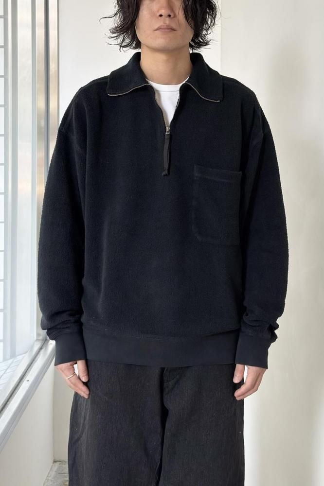 SULFUR DYE FLEECE P/O(CHARCOAL)