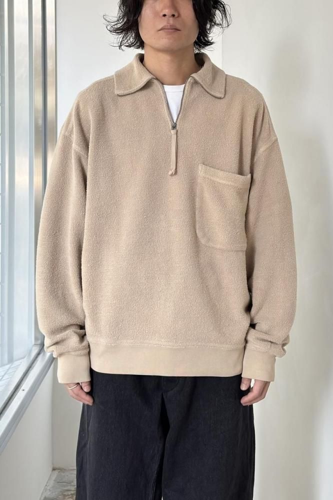 SULFUR DYE FLEECE P/O(TAUPE)