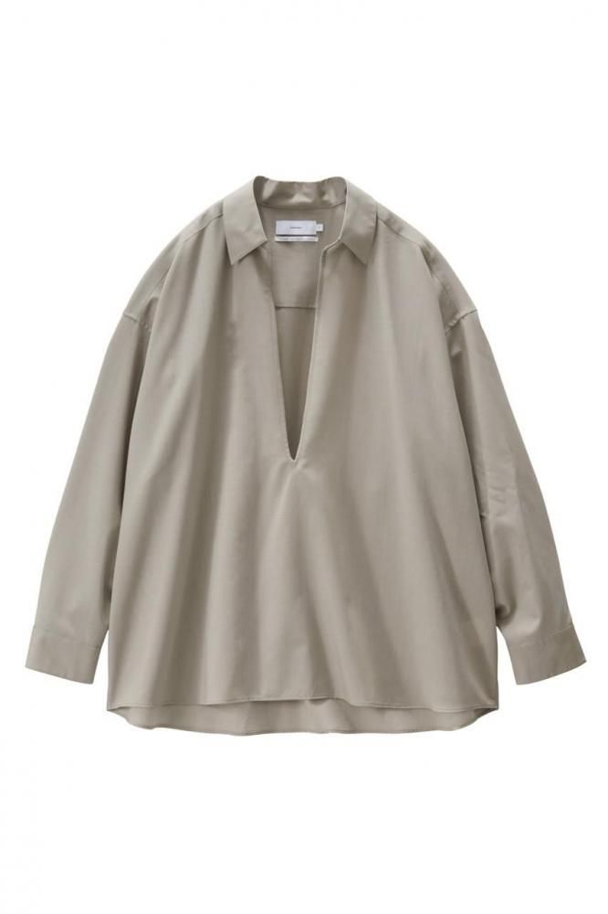 Techno Wool Tropical Skipper Shirt(GREGE)