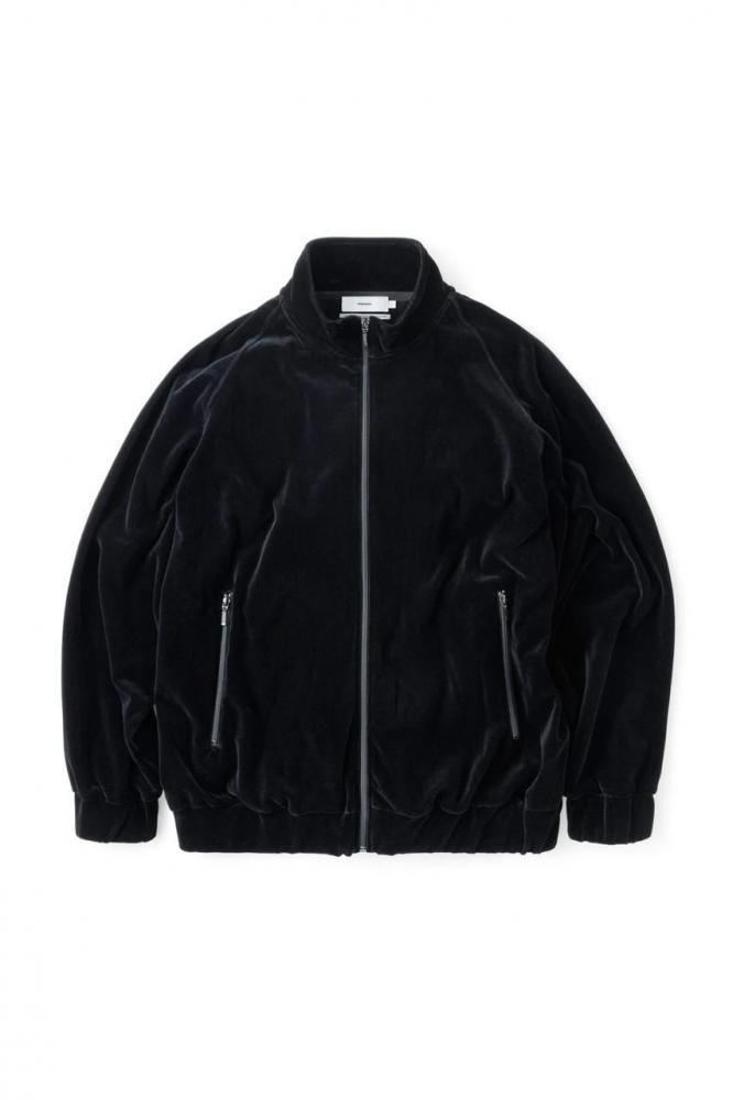 Compact Velour Track Jacket(BLACK)