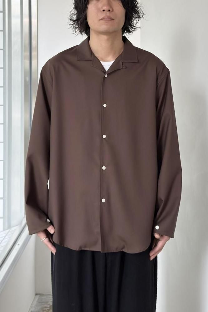 Wool Lounge Shirt(Brown)