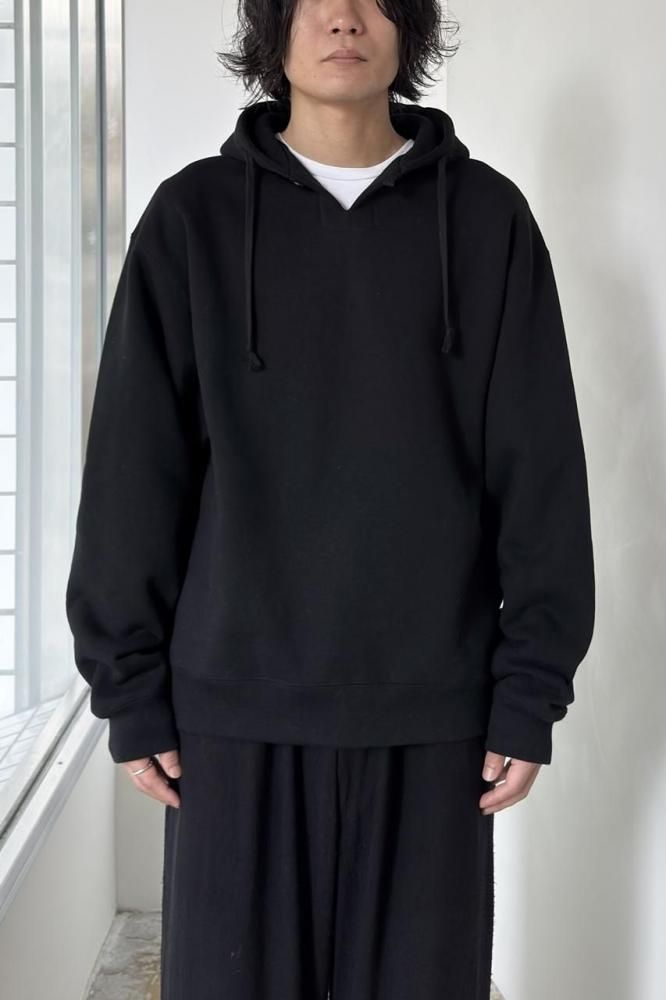 Skipper Sweat Hoodie with Fleece Lining(Black)