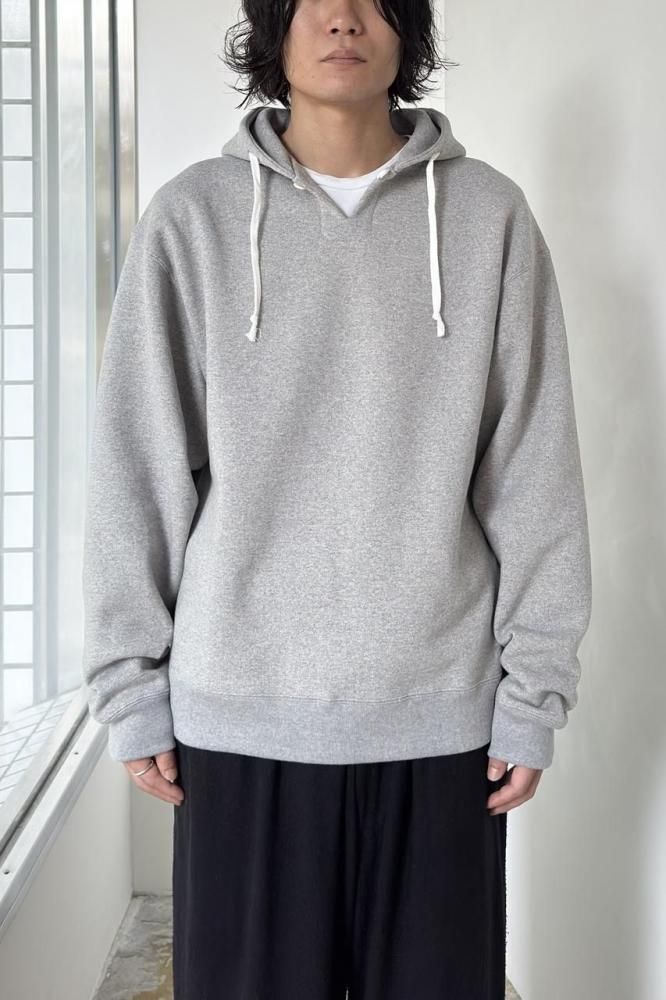 Skipper Sweat Hoodie with Fleece Lining(Heather Grey)