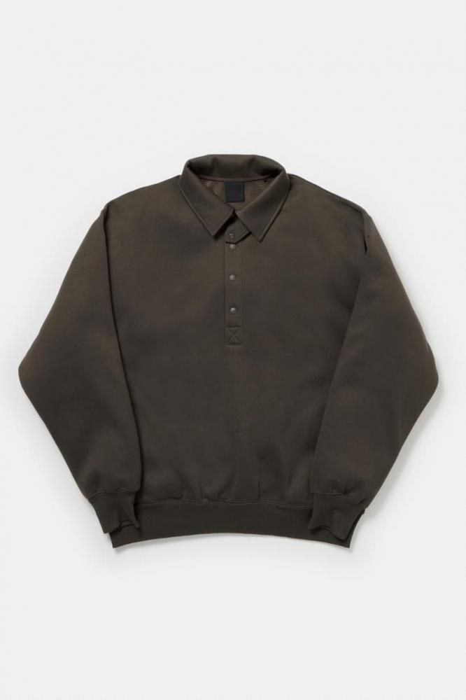 TECH SWEAT SNAP PULLOVER(BROWN KHAKI)