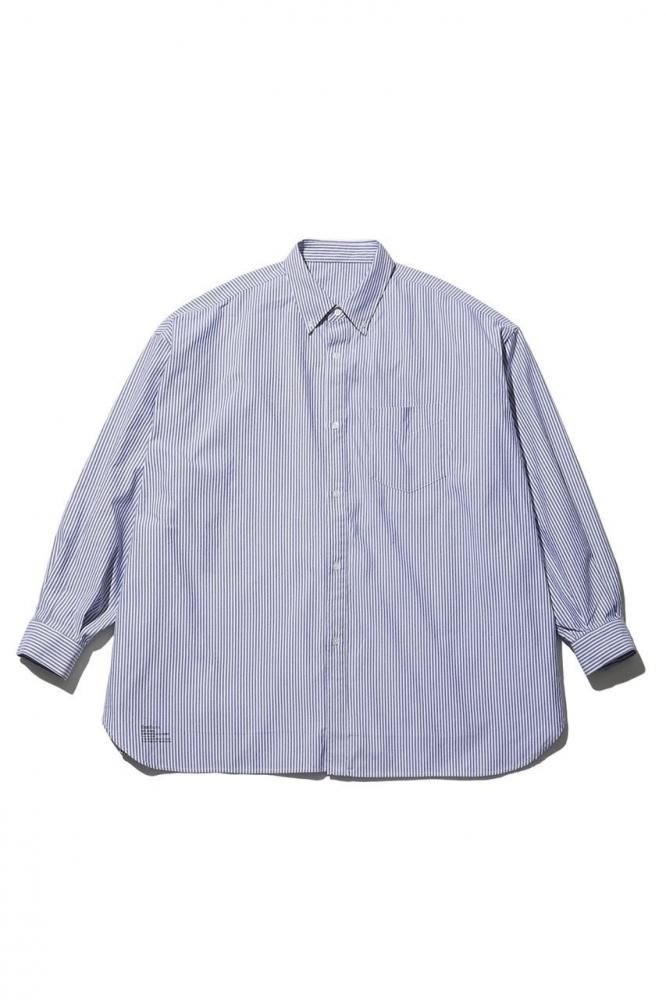 DRY OXFORD CORPORATE L/S B.D SHIRT(BLUE STRIPE)