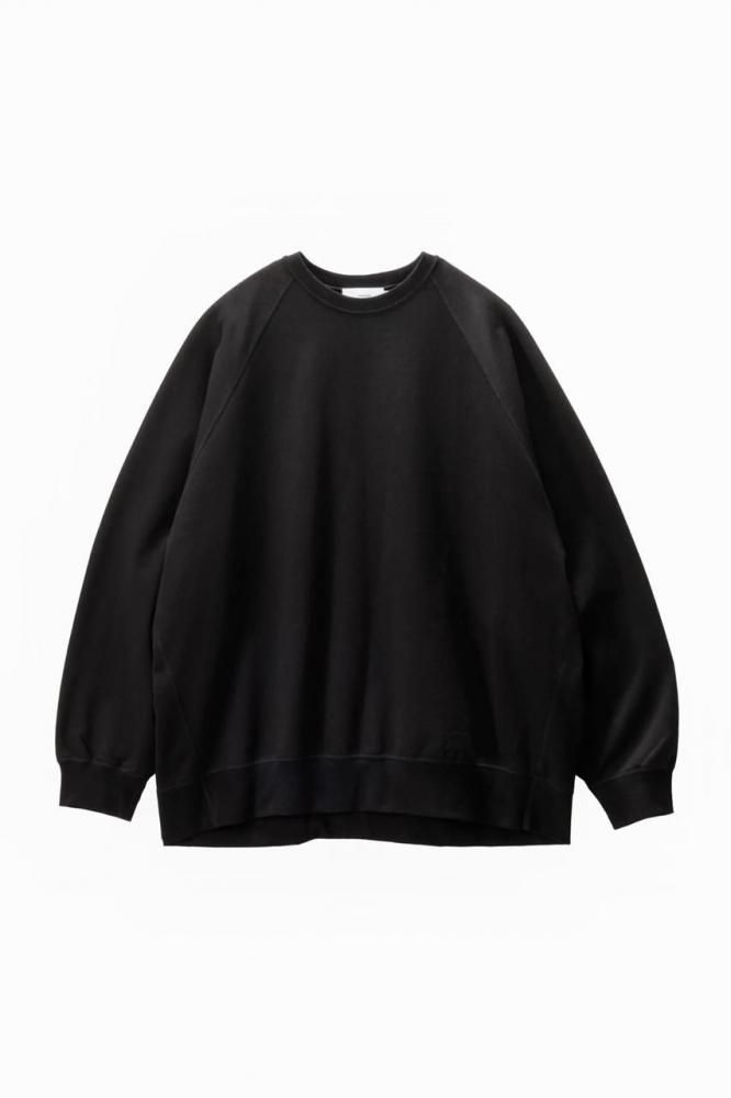 Hard Terry Crew Neck Sweat(BLACK)