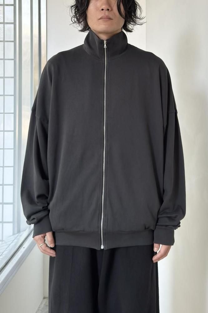 即完品　SUPER HIGH GAUGE SWEAT ZIP BLOUSON AURALEE / Super High Gauge Sweat Zip Blouson (Ink Black