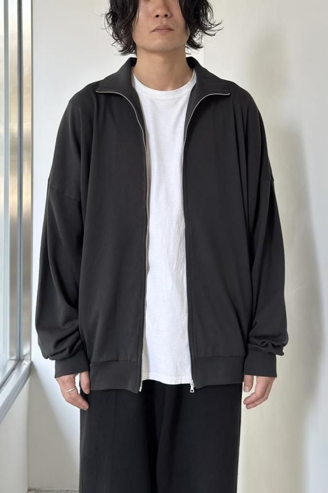 即完品　SUPER HIGH GAUGE SWEAT ZIP BLOUSON AURALEE / Super High Gauge Sweat Zip Blouson (Ink Black) | twelve