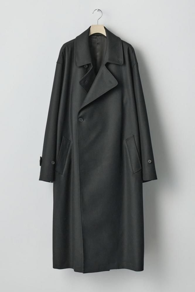 OVERSIZED DOUBLE BREASTED COAT(BLACK)