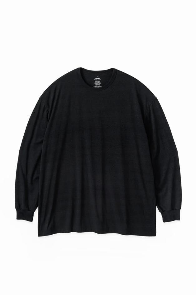 Wool Cordura L/S Tee(BLACK)