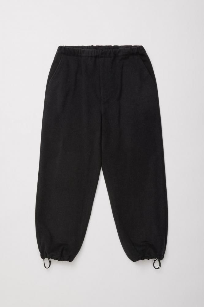 BRUSHED SOFT FLANNEL TRACK PANTS(CHARCOAL)
