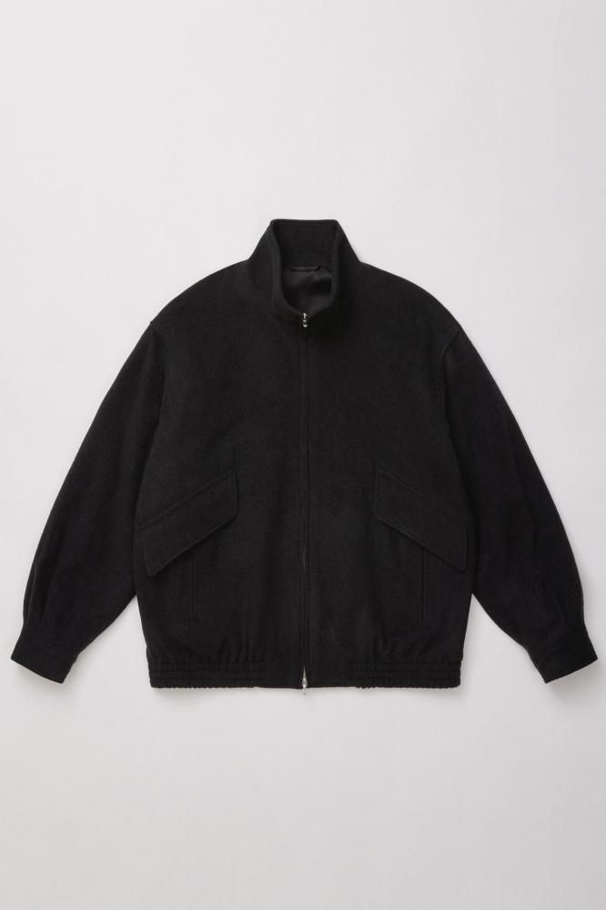 BRUSHED SOFT FLANNEL ZIP UP JKT(CHARCOAL)