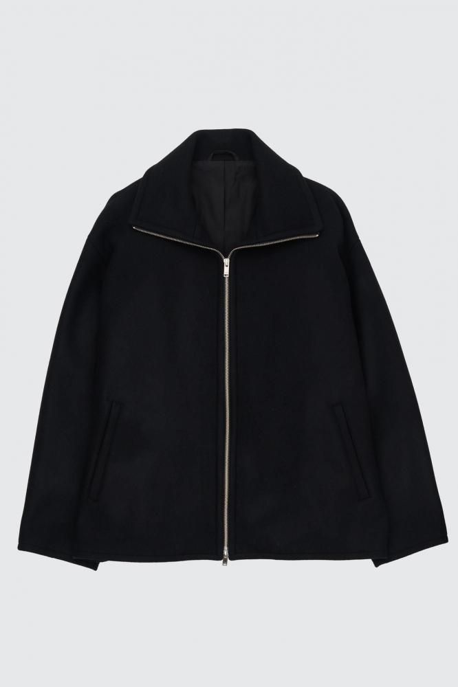 【新品】Circle melton blouson サークル メルトン ブルゾン YOKE | MELTON STAND COLLAR ZIP BLOUSON(GREIGE) | メルトン