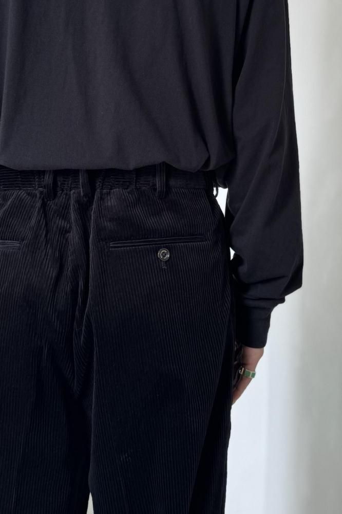 ORGANIC COTTON 6-WALE CORDUROY CLASSIC FIT DOUBLE PLEATED