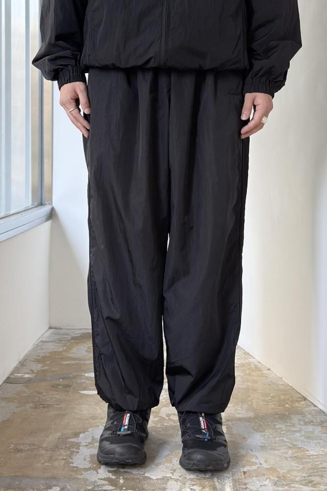 Nylon Piping Jogger Pants(Black)