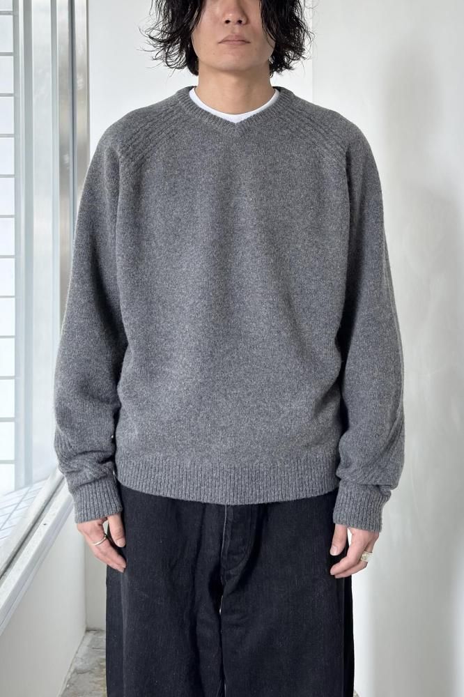 V-neck Sweater(Gray)
