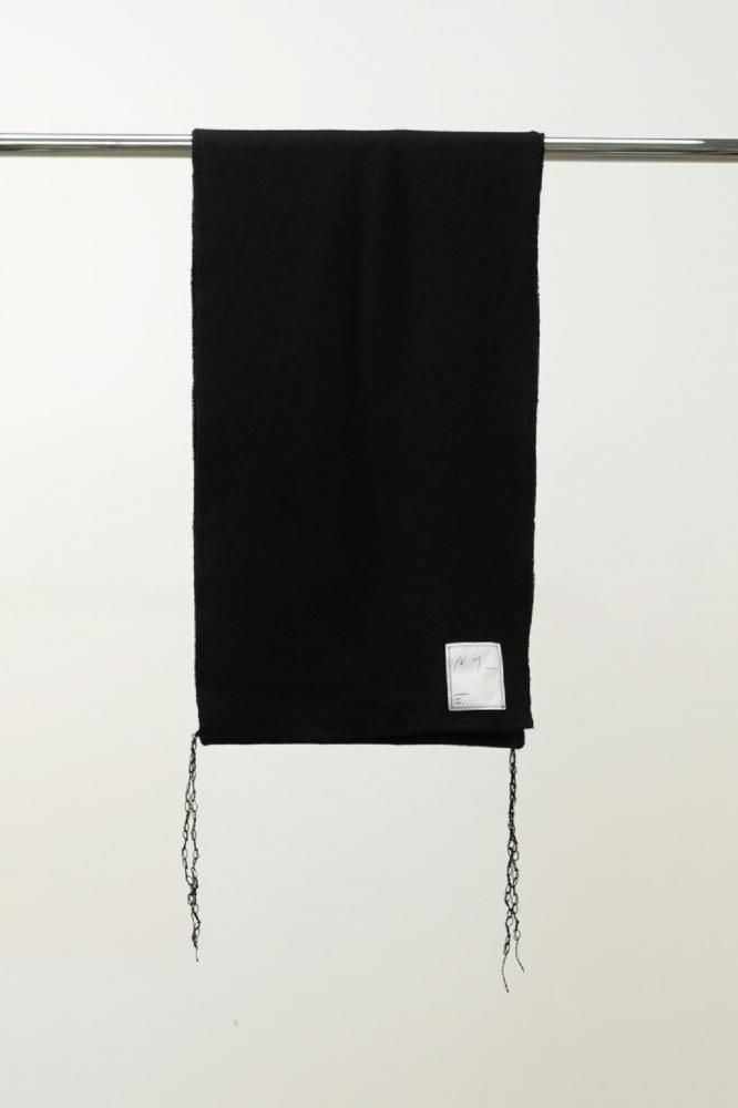 WOOL BLANKET SCARF(BLACK)