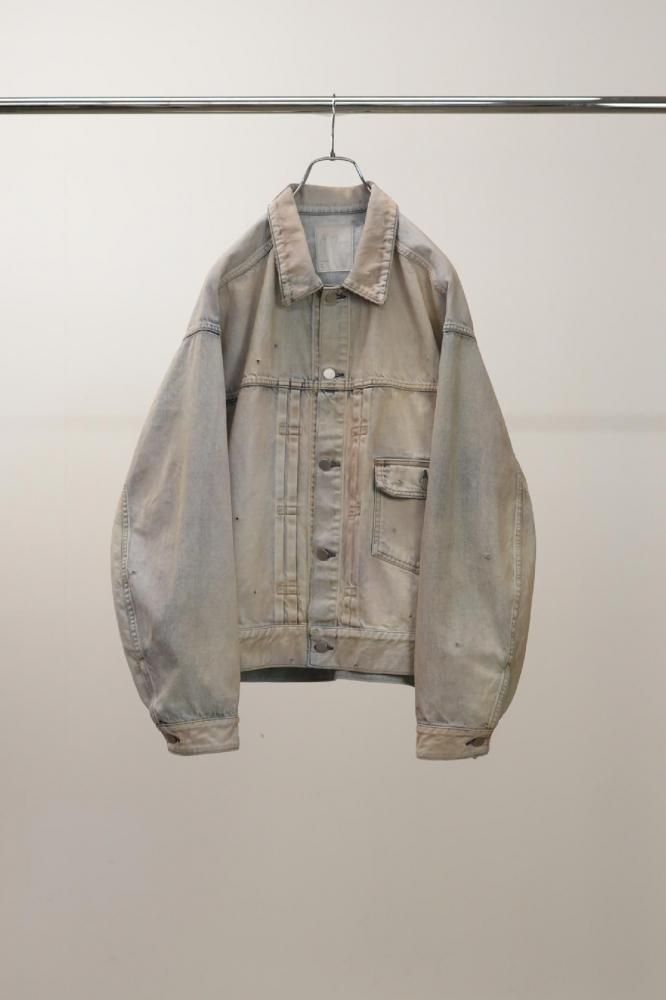 LAYERING COLOR DENIM JACKET(INDIGO)