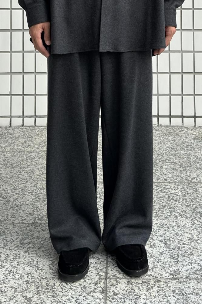 Wool Smooth Flannel Easy Wide Pants サイズ1 Graphpaper - グラフペーパー 24AW Wool Smooth Flannel Easy