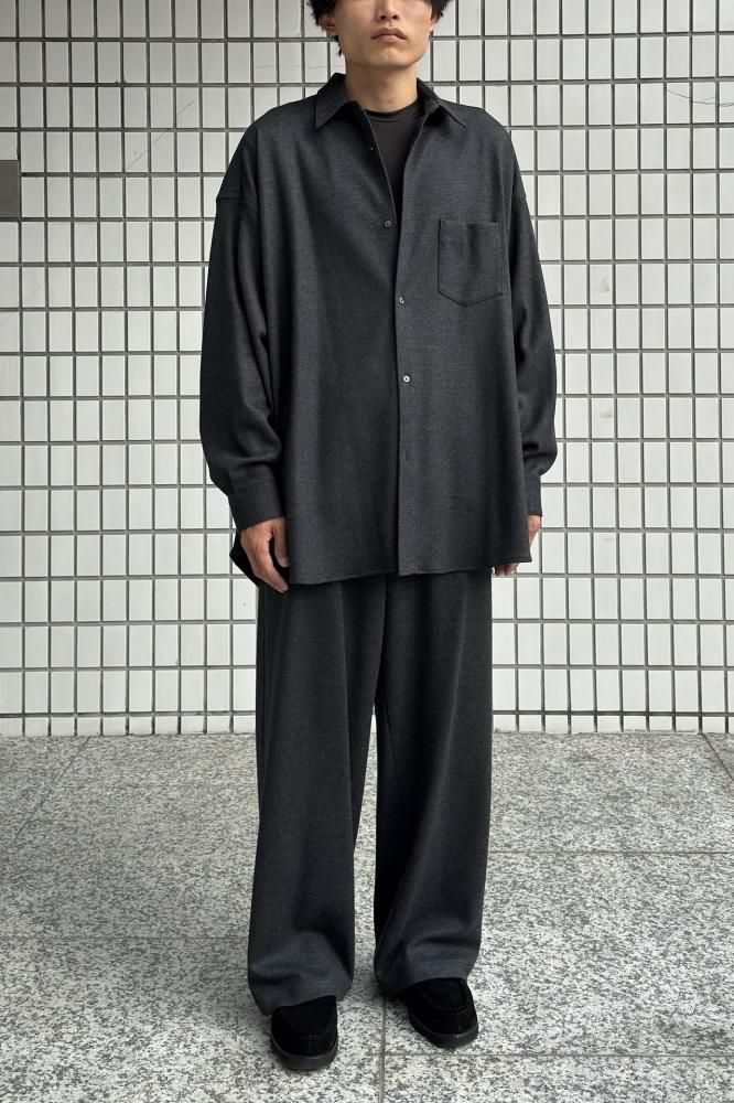 Wool Smooth Flannel Easy Wide Pants サイズ1 Graphpaper (グラフペーパー) Wool Smooth Flannel Easy Wide