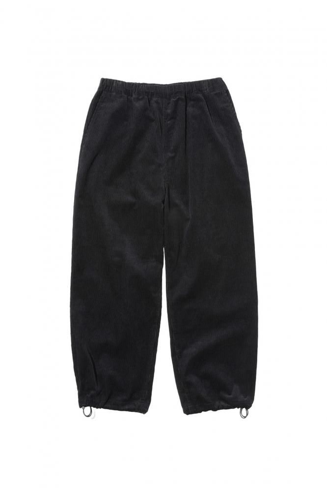 COTTON CORDUROY UTILITY PANTS(BLACK)
