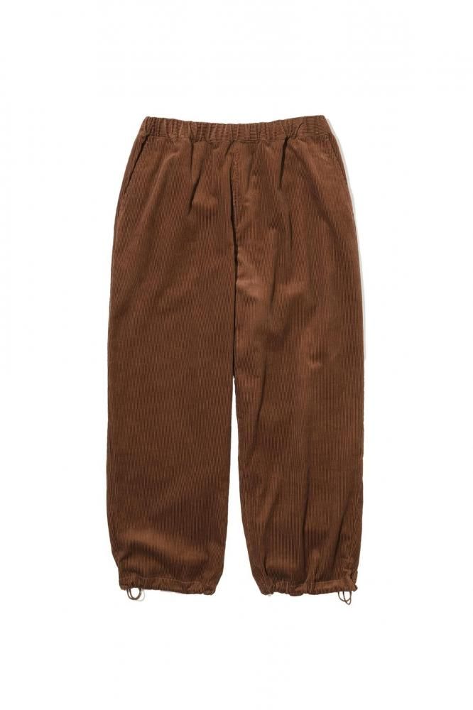 COTTON CORDUROY UTILITY PANTS(BROWN)