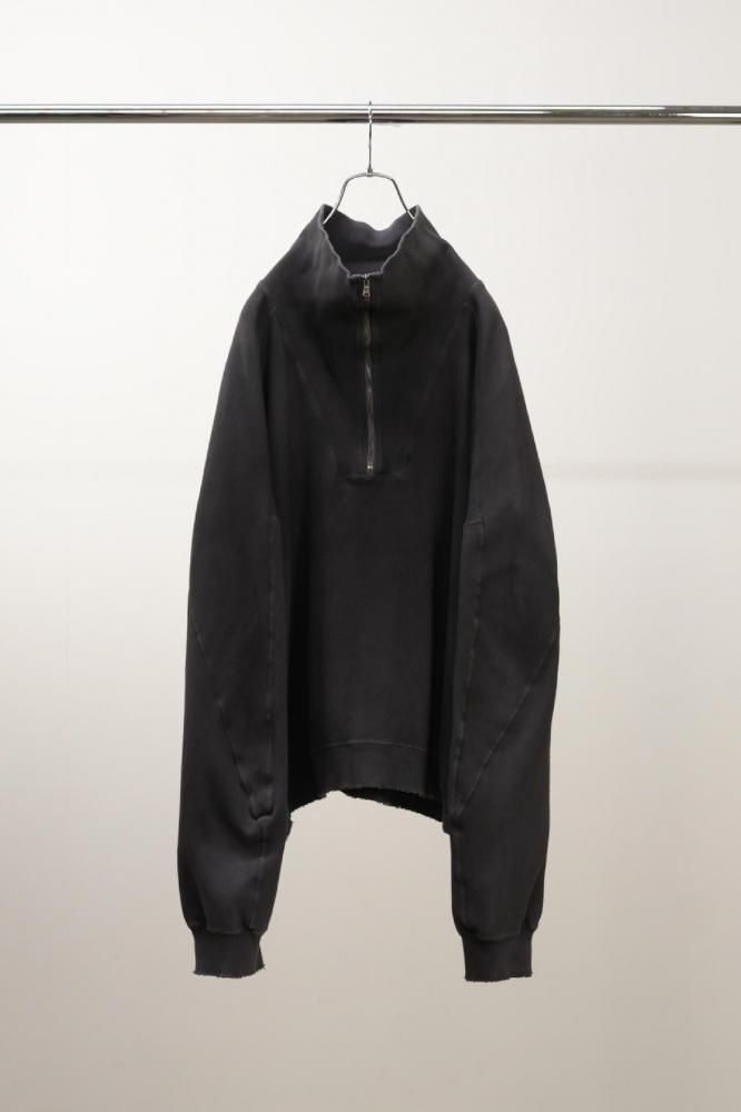 SMOOTH KNIT PULLOVER SHIRT(BLACK)