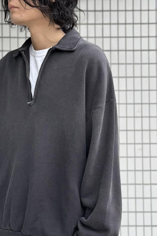 トップス Vintage Half Zip Sweat Shirt size2 Vintage Half Zip Sweatshirt(Faded Black) - H-L