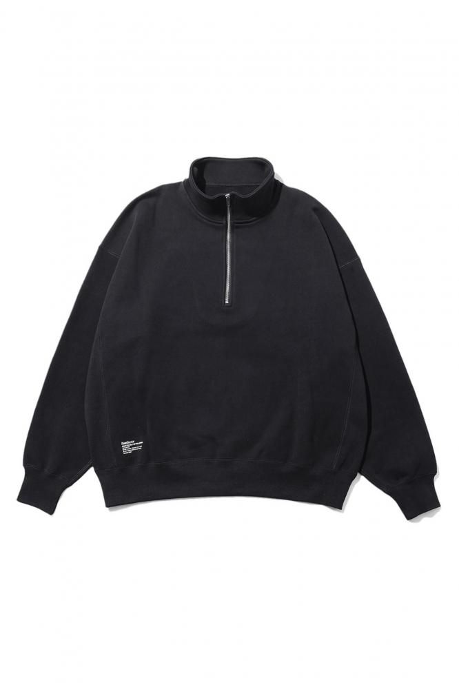 HEAVY OZ HALF ZIP PULLOVER(BLACK)