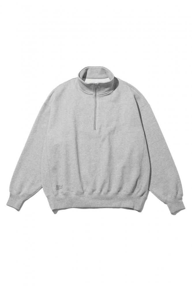 HEAVY OZ HALF ZIP PULLOVER(H.GRAY)