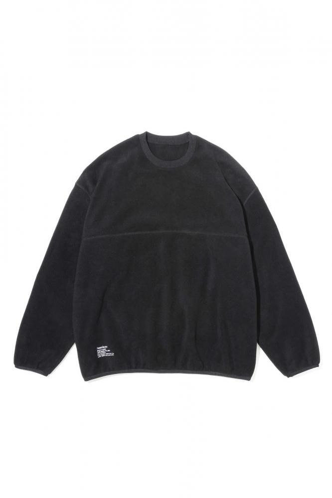 MICRO FLEECE CREW NECK PULLOVER(BLACK)