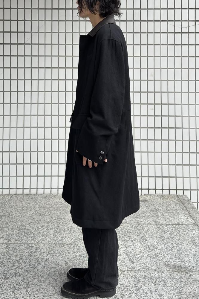 bal collar coat(black) - H-L