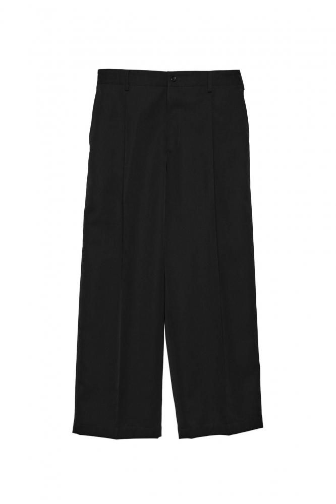 Scale Off Wool Wide Slacks(BLACK)