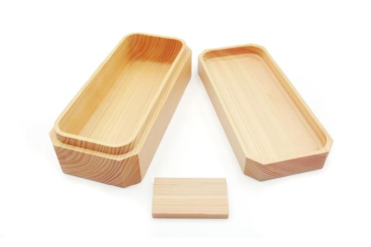 新品未使用★工場直送★紀州漆器 | 紀州桧弁当箱セット（ナチュラル） 紀州漆器 | 紀州桧弁当箱セット（ナチュラル）