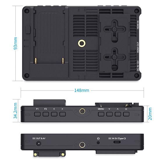 FEELWORLD（フィールワールド）F5PRO V4モニター（6インチ）1年