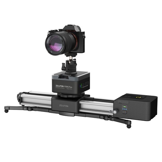Zeapon Micro2plus電動カメラスライダー + PONS電動式パンヘッド（PS-E1）セット（1年保証付き）